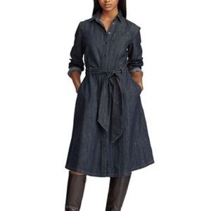Denim twill Ralph Lauren shirt dress